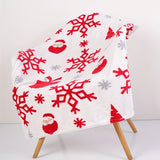 1 manta navideña de felpa, suave y cómoda, ideal para sofá, oficina, cama, camping, viajes, regalo de Navidad.