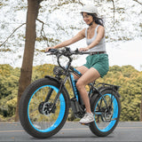 Vélo électrique pour adulte Kettles 740 W | Vélo électrique avec pneus de 26 pouces, VTT à double moteur pour trajets domicile-travail et tout-terrain, avec batterie amovible 48 V 23 Ah, jusqu'à 80 km à 31,3 km/h