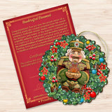 Nutcracker's Wreath Gift Wooden Ornaments by G. DeBrekht - Christmas Decor - 8185321