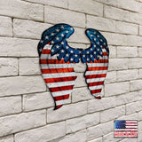 USA Wings Decorative Holiday Door Decor - American Christmas Decor - 8187131H