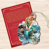 Adornos de madera Princesa del Mar de Gelsinger - Decoración navideña costera - 8141112-1611