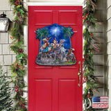 The Magic of Three Kings Nativity Door Decor by D. Gelsinger - Nativity Holiday Decor - 8161026H-1810