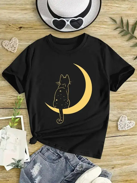 Women's Printed Short Sleeved Shirt - Lootquake