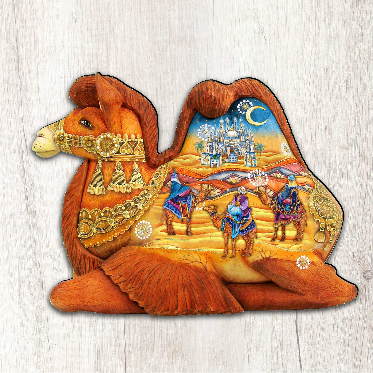 Decoración para puerta del Nacimiento de los Reyes Magos de G. DeBrekht - Decoración navideña del Nacimiento - 8126519H