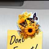 Happy Thanksgiving Decorative Wooden Magnets Set of 6 by G. Debrekht - Thanksgiving Decor - 8090018G-S6