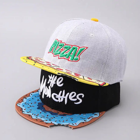Flat Brim Missing Corner Snack Baseball Cap Personality Male And Female Adult Sun-proof Sports Hat - Lootquake