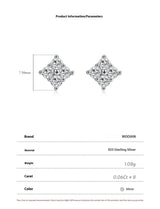 S925 Sterling Silver Diamond Flower Earrings - Lootquake