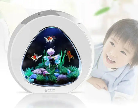 Desktop fish tank aquarium - Lootquake