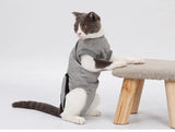 Pet Cat Recovery After Surgery Clothing Pet Wound Anti-mite Sterilization Suit pet products supplies &c - Lootquake