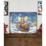 Butterfly Fairy Wooden Wall Art by G. DeBrekht - Nature Wildlife Decor - 8173562B