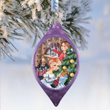 Nutcracker Glass Ornament by G. DeBrekht - Christmas Decor - 757-026
