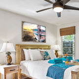 Boat on Shore Wood Wooden Coastal Wall Art by Nature Wonders - Coastal Sea-Life Decor - 95249B