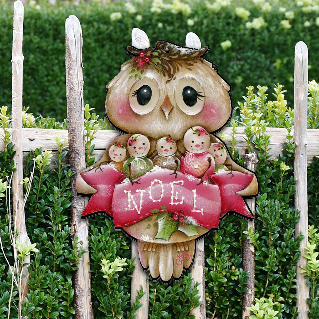 Owl You Need Is Love Door Decor by Jamie Mills-Price - Christmas Decor - 8457509H