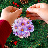 Adornos de madera con flores moradas de G. Debrekht - Love Family Decor - 8688318