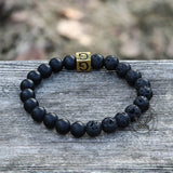 26 English Alphabet Stainless Steel Beads Bracelet