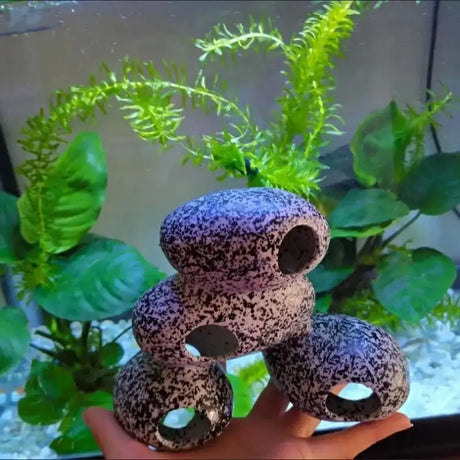 Fish Tank Stone View Decorative Landscaping Fish And Shrimp House Breeding - Lootquake