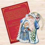 Classic Christmas Wooden Ornaments by G. DeBrekht - Christmas Santa Snowman Decor - 8111410