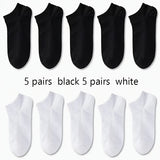 1/5/10 paires de chaussettes basses pour homme, respirantes et confortables, pour le printemps et l'été