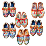 Danish Shoes Decorative Wooden Clip-on Ornaments Set of 6 by G. Debrekht - Love Family Decor - 8090073C-S6