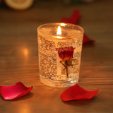 Bougie parfumée à la gelée de rose pour aromathérapie, ambiance romantique - Idéale pour les anniversaires, la Saint-Valentin, les anniversaires de mariage, Thanksgiving, Noël - 1 pièce, cire de soja dans un pot en verre