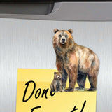 Bear Adventures Decorative Wooden Magnets Set of 6 by G. Debrekht - Wildlife Decor - 8090105G-S6