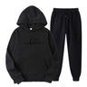 Men's And Women's Fleece-lined Sweater Suit Autumn And Winter Heart Figure Hoodie - Lootquake