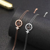 Women's S925 Round Diamond Embedded Star Bracelet - Lootquake