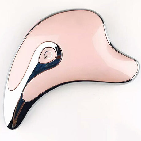 Gua Sha Scraper Facial Massager Face Lifting Slimming LED Light Microcurrent Skin Rejuvenation Electric Body Gouache Massage - Lootquake