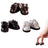 3 Pairs Mini Finger Shoes Gnome Shoes Cute Elf Shoes PU Leather Mini Shoes for Finger Breakdance Fingerboard 1/8 BJD Doll Shoes Used as Making Shoe Keychain (3 Colors) - Lootquake