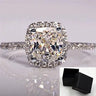 Rings For Women Bridal Wedding Anelli Trendy Jewelry Engagement Ring White Gold Color Anillos - Lootquake