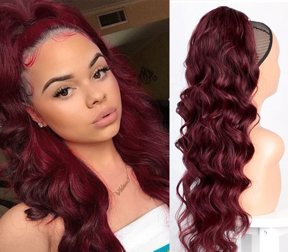 Big Wave Drawstring Ponytail Wig