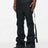 High Street RO Wind Coating Brush Glue Slightly Flared Mop Jeans - Lootquake