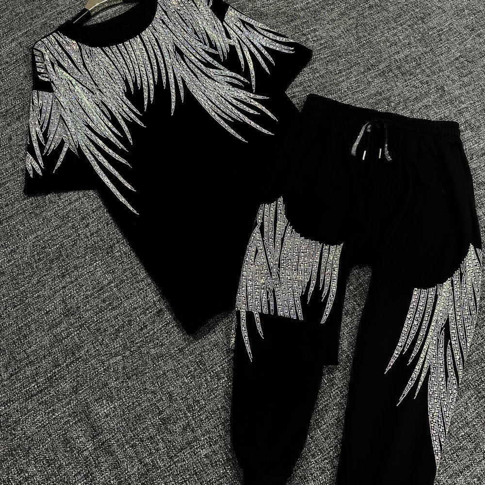 Men's And Women's Heavy Duty Fashion Set With Diamonds - Lootquake