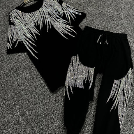 Men's And Women's Heavy Duty Fashion Set With Diamonds - Lootquake