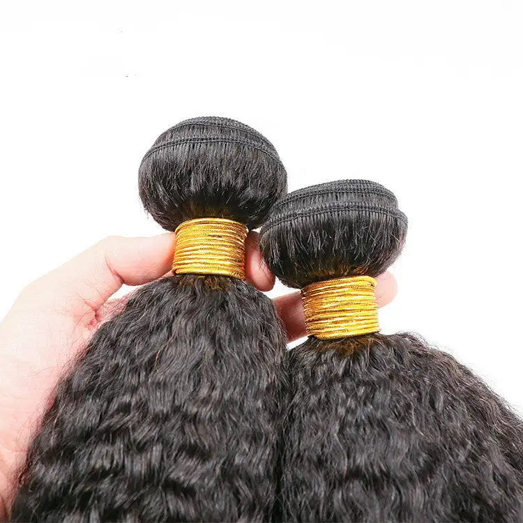 Natural Human Synthetic Fiber Wig Hair Curtain - Lootquake