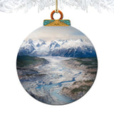 Adornos de madera "Sinfonía de la naturaleza de Alaska" de G.Debrekht - Decoración navideña con temática de vida silvestre - 870057
