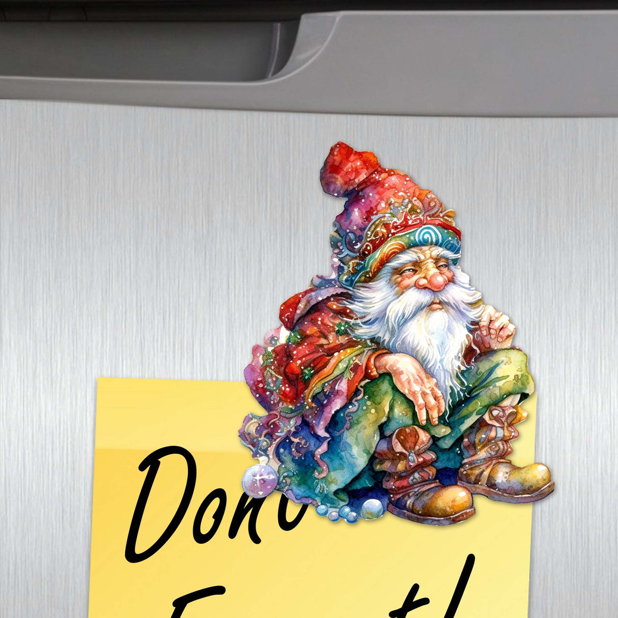 Christmas Gnomes Wooden Magnets Set of 6 by G. Debrekht - Christmas Decor - 8090031G-S6