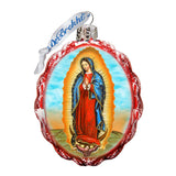 Adorno de vidrio de mercurio de la Virgen de Guadalupe de G. DeBrekht - Decoración navideña - 772020