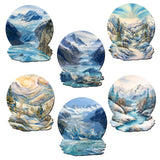 Northern Wonders Decorative Wooden Magnets Set of 6 by Nature Wonders - Wildlife Decor - 8090119G-S6