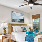 Arte mural costero de madera con diseño de surfista de Nature Wonders - Decoración costera con vida marina - 84578B