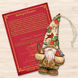 Fall Gnome Dwarf Wooden Ornaments by G. DeBrekht - Thanksgiving Halloween Decor - 8611013