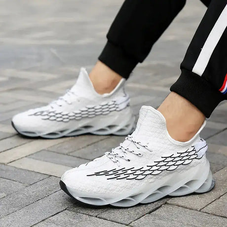Blade Shoes, Summer Breathable Sneakers, Elevated Running Shoes - Lootquake