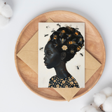 "Hive Mind" – Bee and Bloom Postcard | Botanical Art Print