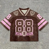 Men's Casual V-neck Short-sleeved Digital Printing Pullover - Lootquake