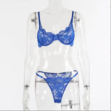 Ladies Underwire Lace Lingerie Suit Fashion - Lootquake