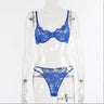 Ladies Underwire Lace Lingerie Suit Fashion - Lootquake