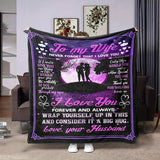 Un regalo especial para tu esposa: 1 manta de franela, suave y acogedora para sofá cama.