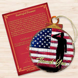 Veterans Appreciation Wooden Ornaments - International Decor - 8187102