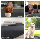 1 funda de cama para perro y manta para mascotas, sofá, colchón, protector de incontinencia para coche, funda de sofá para la mayoría de gatos y perros.