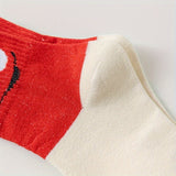 5 Pairs Cartoon Eyes Print Socks, Soft & Comfy Ankle Socks, Women's Stockings & Hosiery